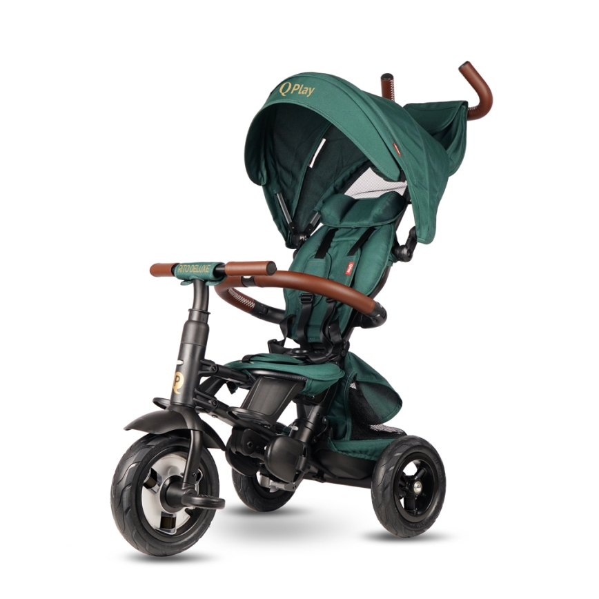 QPlay - Tricycle enfant RITO DELUXE (Limited special edition) vert