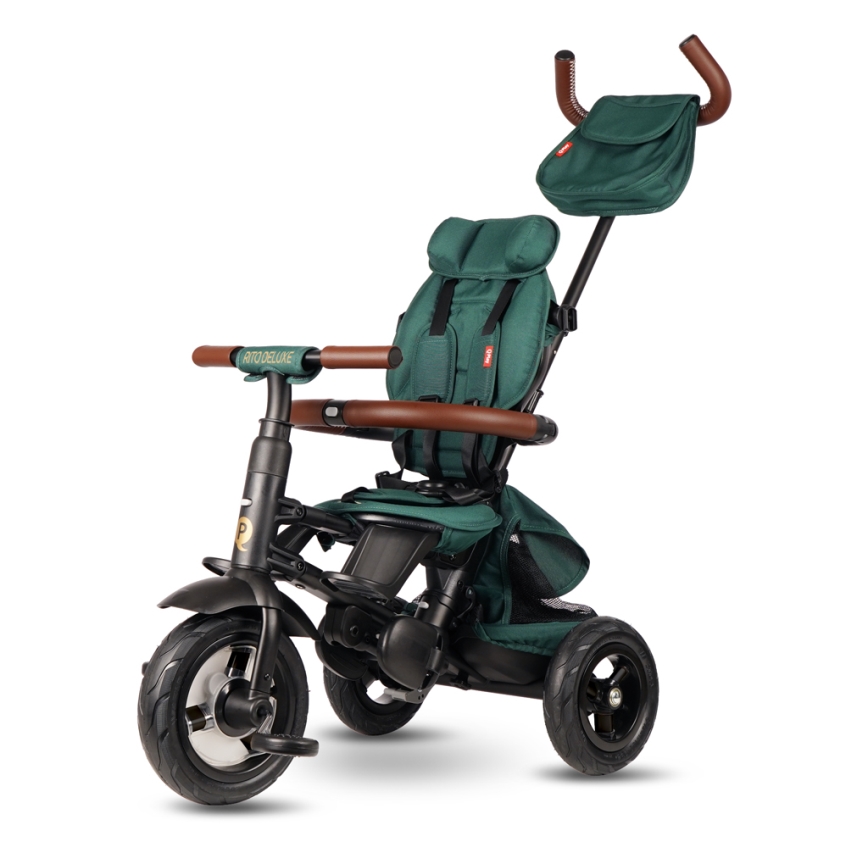 QPlay - Tricycle enfant RITO DELUXE (Limited special edition) vert