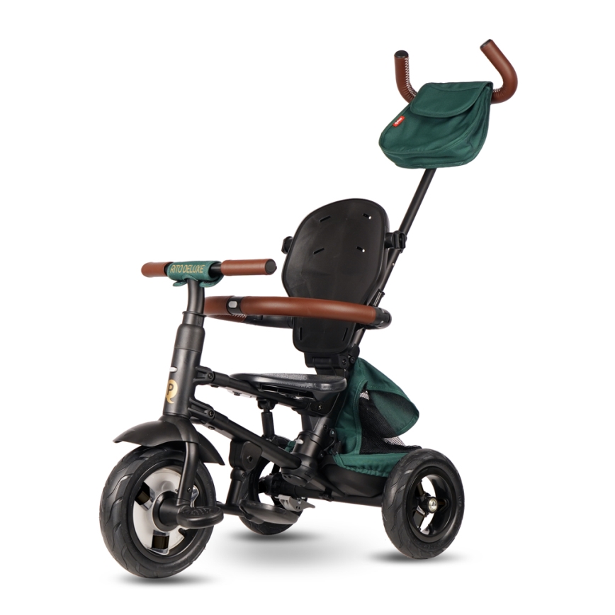 QPlay - Tricycle enfant RITO DELUXE (Limited special edition) vert