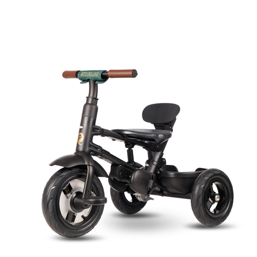 QPlay - Tricycle enfant RITO DELUXE (Limited special edition) vert