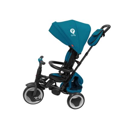 QPlay - Tricycle évolutif 3 en 1 RITO EVA PLUS turquoise