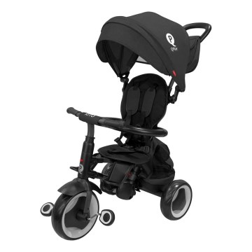 QPlay - Tricycle pour enfant 3 en 1 RITO EVA PLUS noir