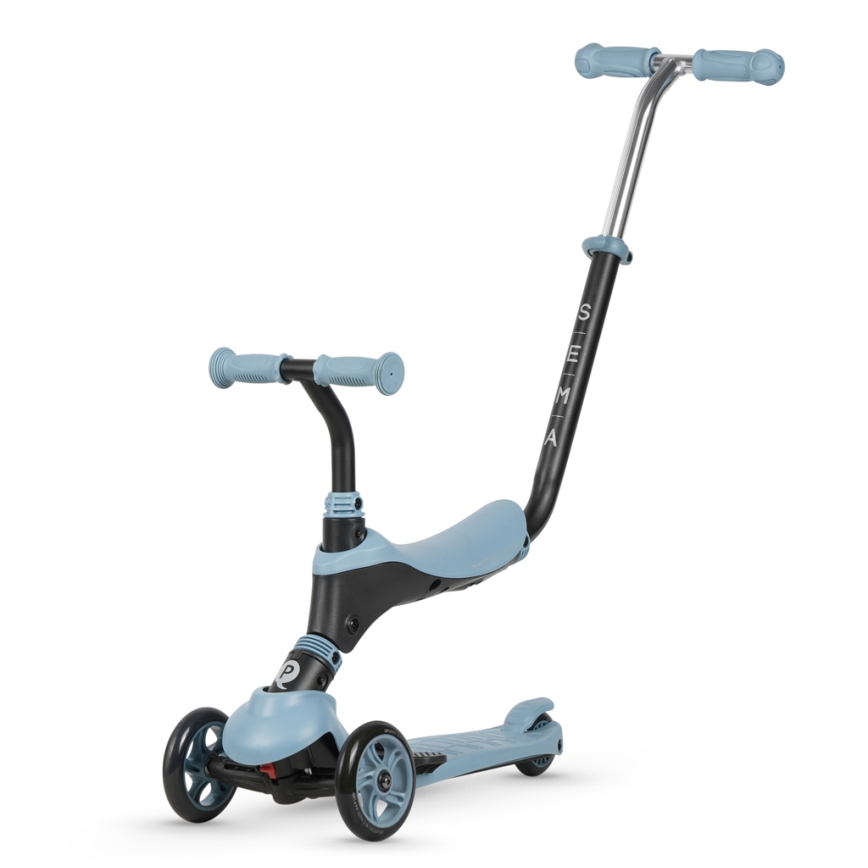 QPlay - Trottinette enfant 4en1 SEMA bleu