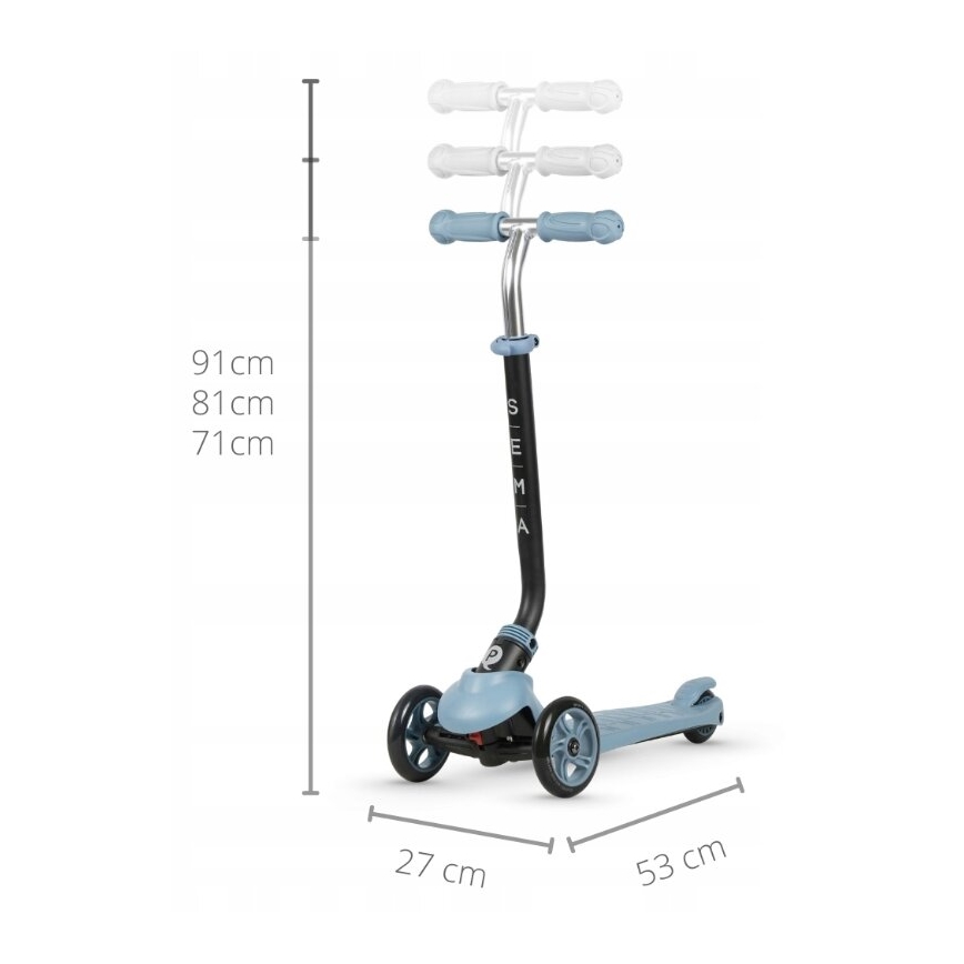 QPlay - Trottinette enfant 4en1 SEMA bleu