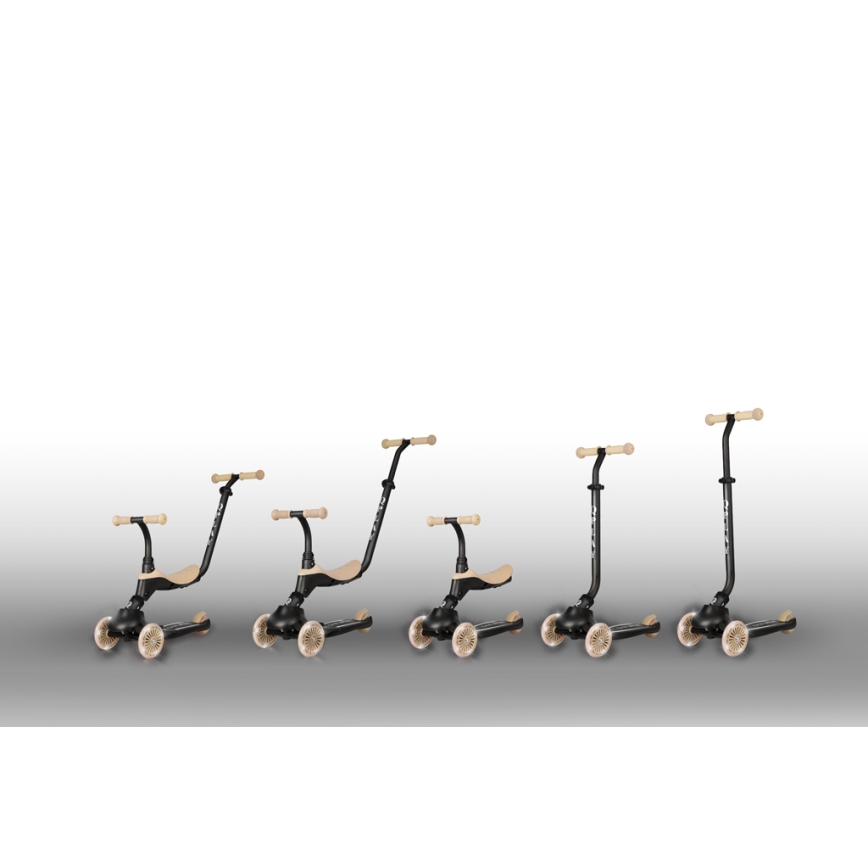 QPlay - Trottinette pour enfants 5en1 SEMA beige