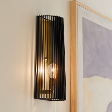 Quintiesse - Applique da parete LINARA 1xE27/60W/230V nero/oro