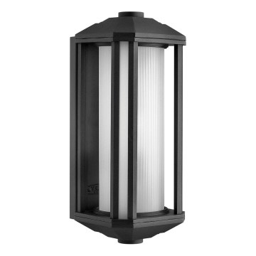 Quintiesse - Applique murale d'extérieur CASTELLE M 1xE27/60W/230V IP44 noire