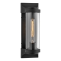 Quintiesse - Applique murale extérieure PEARSON M 1xE27/60W/230V IP44 noire