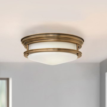 Quintiesse - Außen-Deckenleuchte HADRIAN 2xE27/40W/230V Ø 30,5 cm IP44 Bronze