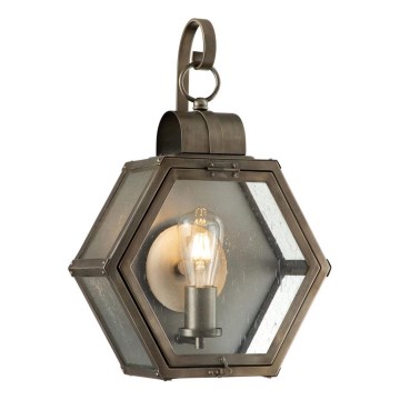Quintiesse - Außenwandleuchte HEATH M 1xE27/60W/230V IP44 bronze