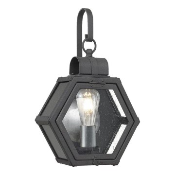 Quintiesse - Außenwandleuchte HEATH M 1xE27/60W/230V IP44 schwarz