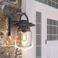 Quintiesse - Außenwandleuchte LASALLE M 1xE27/60W/230V IP44, bronzefarben