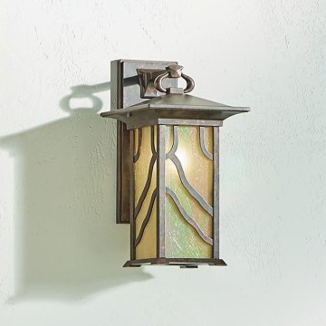 Quintiesse - Außenwandleuchte MORRIS L 1xE27/60W/230V IP44 bronzefarben