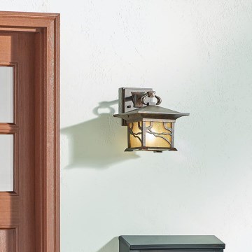 Quintiesse - Außenwandleuchte MORRIS M 1xE27/60W/230V IP44 Bronze