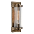 Quintiesse - Außenwandleuchte PEARSON M 1xE27/60W/230V IP44 Bronze