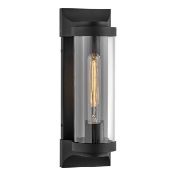 Quintiesse - Außenwandleuchte PEARSON M 1xE27/60W/230V IP44 schwarz