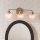 Quintiesse - Badezimmer-Wandleuchte POPPY 3xE27/60W/230V IP44 goldfarben