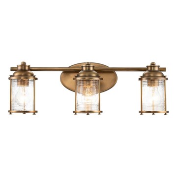 Quintiesse - Lampada da parete per esterni ASHLAND BAY 3xE27/60W/230V IP44 bronzo