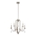 Quintiesse - Lampadario a stelo KARLEE 5xE14/60W/230V Ø 61 cm cromo opaco