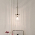 Quintiesse - Lampadario a stelo KIMROSE 1xE27/60W/230V diam. 17,8 cm cromo lucido