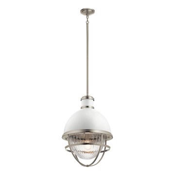 Quintiesse - Pendelleuchte an Stange TOLLIS 1xE27/40W/230V Ø 40,8 cm mattchrom
