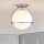 Quintiesse - Plafoniera SOMERSET 1xE27/60W/230V diam. 28,2 cm cromo opaco