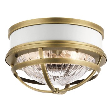 Quintiesse - Plafonnier TOLLIS 2xE27/40W/230V Ø 30,5 cm doré
