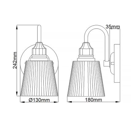 Quintiesse - Applique murale LED pour salle de bains ADDISON 1xG9/3W/230V IP44 chrome brillant