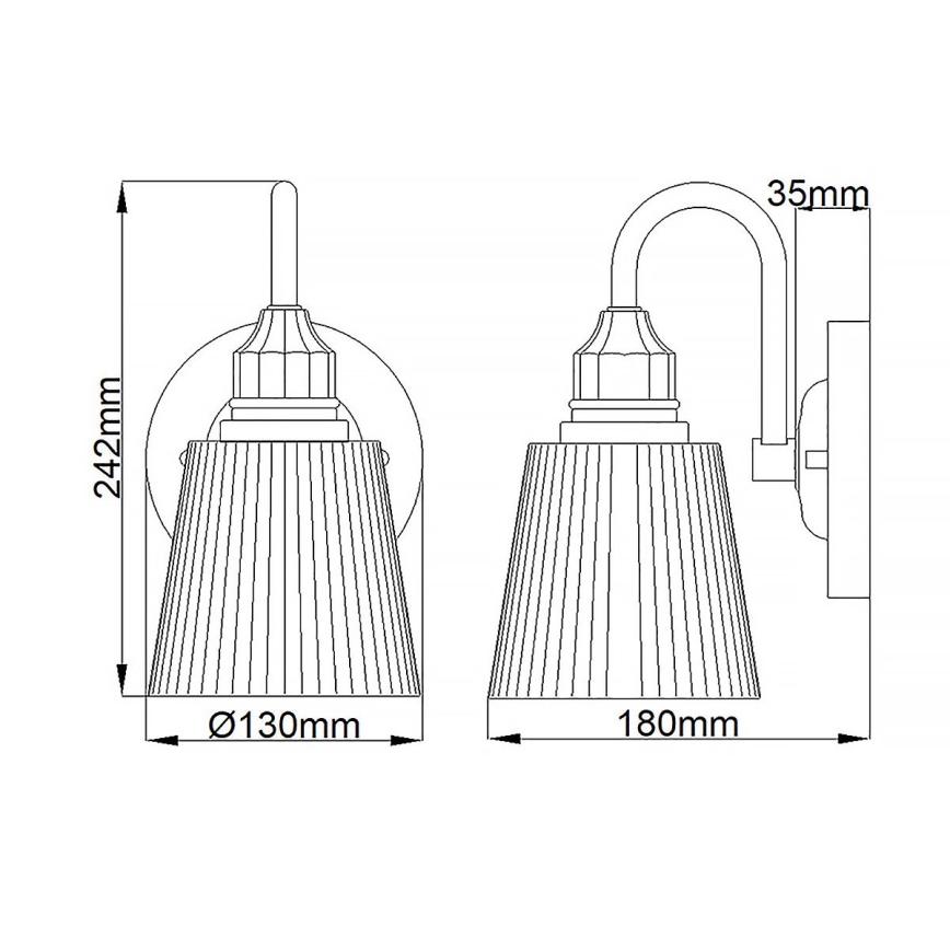 Quintiesse - LED-Badezimmer-Wandleuchte ADDISON 1xG9/3W/230V IP44 glänzender Chrom