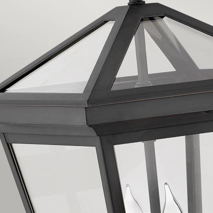 Quintiesse - Lampada da parete per esterni ALFORD M 2xE14/40W/230V IP44 nera