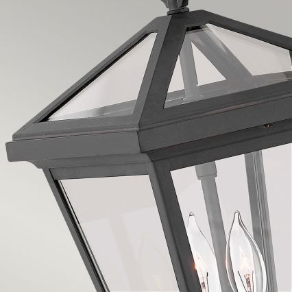 Quintiesse - Applique murale d'extérieur ALFORD S 2xE14/40W/230V IP44 noire