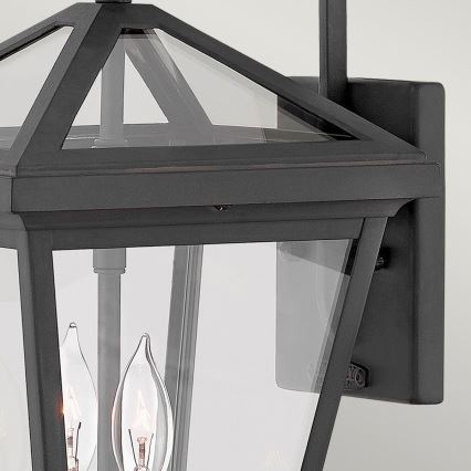 Quintiesse - Lampada da parete per esterni ALFORD S 2xE14/40W/230V IP44 nera