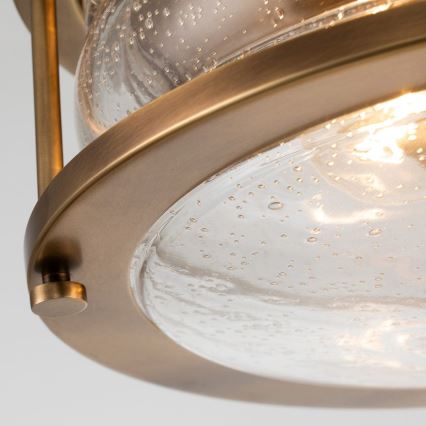 Quintiesse - Plafoniera da bagno ASHLAND 2xE27/60W/230V Ø 30,5 cm IP44 dorata