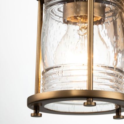 Quintiesse - Außenwandleuchte ASHLAND BAY 1xE27/60W/230V IP44 bronzefarben