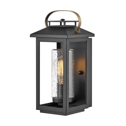 Quintiesse - Außenwandleuchte ATWATER S 1xE27/60W/230V IP44 schwarz