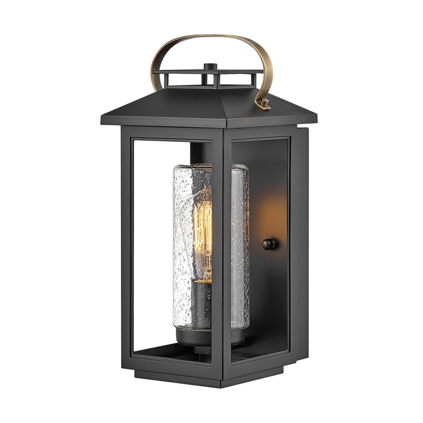 Quintiesse - Außenwandleuchte ATWATER S 1xE27/60W/230V IP44 schwarz