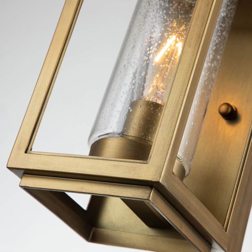 Quintiesse - Außenwandleuchte ATWATER S 1xE27/60W/230V IP44 goldfarben