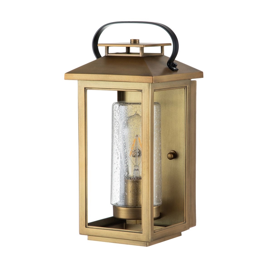 Quintiesse - Außenwandleuchte ATWATER S 1xE27/60W/230V IP44 goldfarben