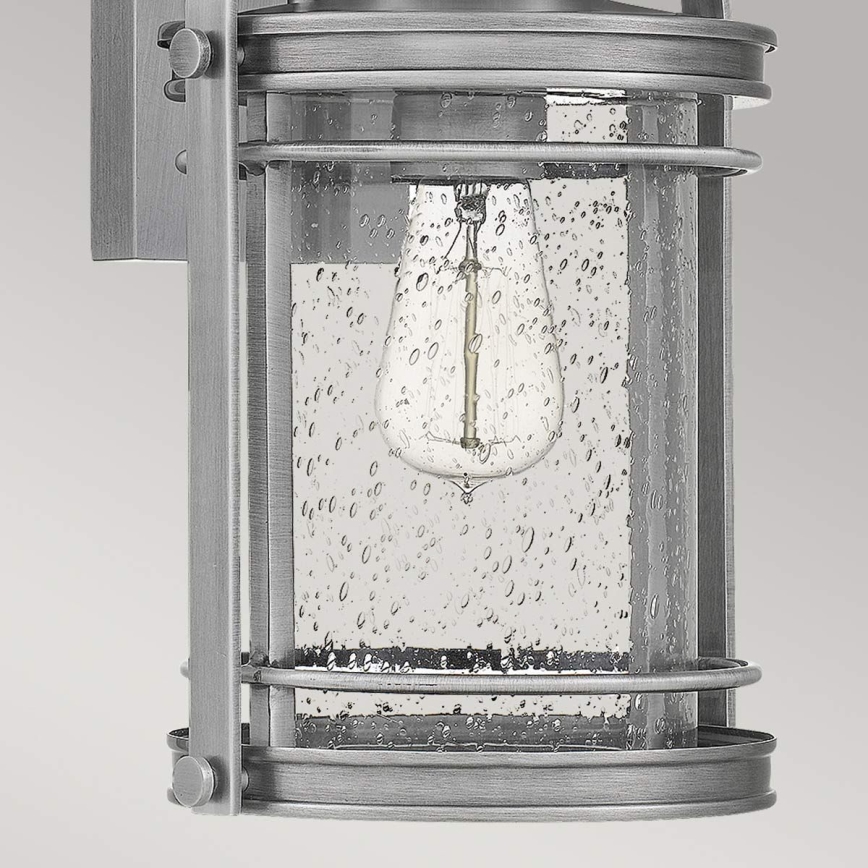 Quintiesse - Applique murale extérieure BOOKER M 1xE27/60W/230V IP44 chrome mat