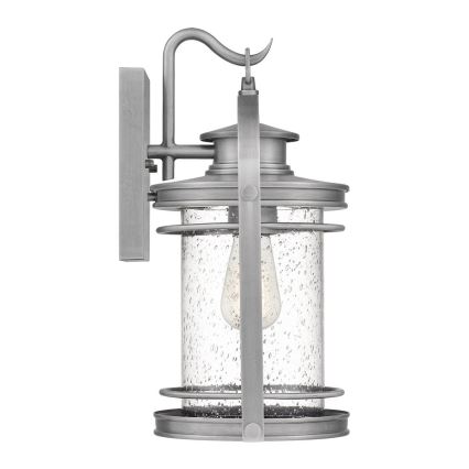 Quintiesse - Applique murale extérieure BOOKER M 1xE27/60W/230V IP44 chrome mat