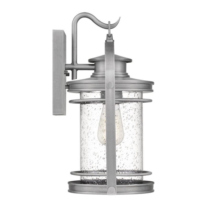 Quintiesse - Applique murale extérieure BOOKER M 1xE27/60W/230V IP44 chrome mat
