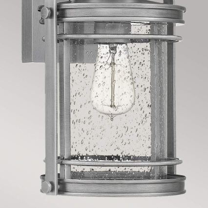 Quintiesse - Außenwandleuchte BOOKER M 1xE27/60W/230V IP44 mattchrom