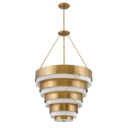Quintiesse - Lampadario a stelo ECHELON 8xE14/40W/230V dorato