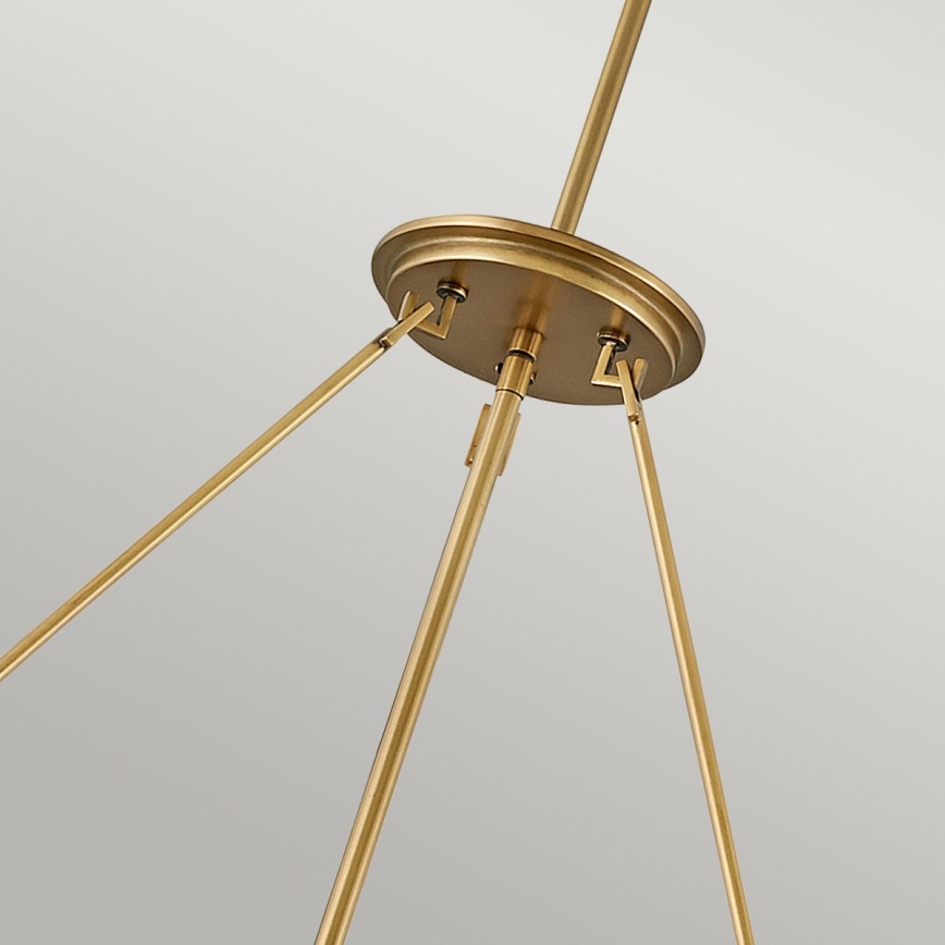 Quintiesse - Lampadario a stelo ECHELON 8xE14/40W/230V dorato