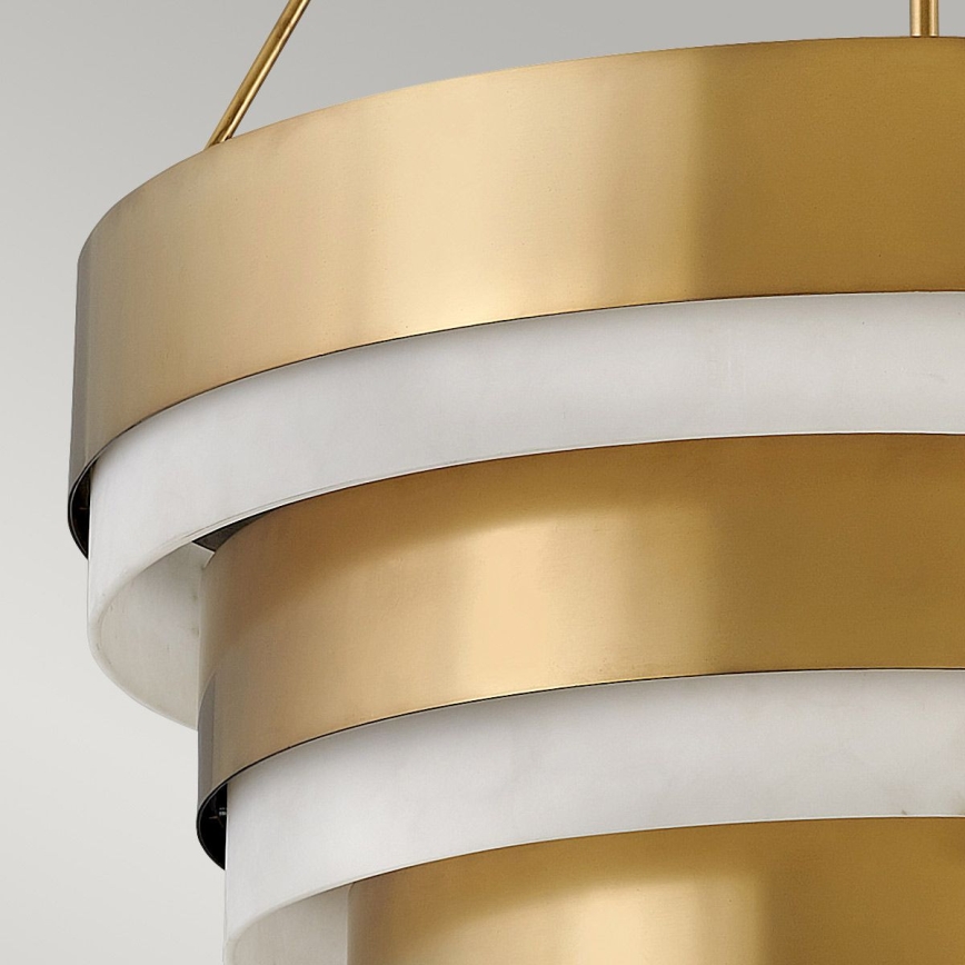 Quintiesse - Lampadario a stelo ECHELON 8xE14/40W/230V dorato