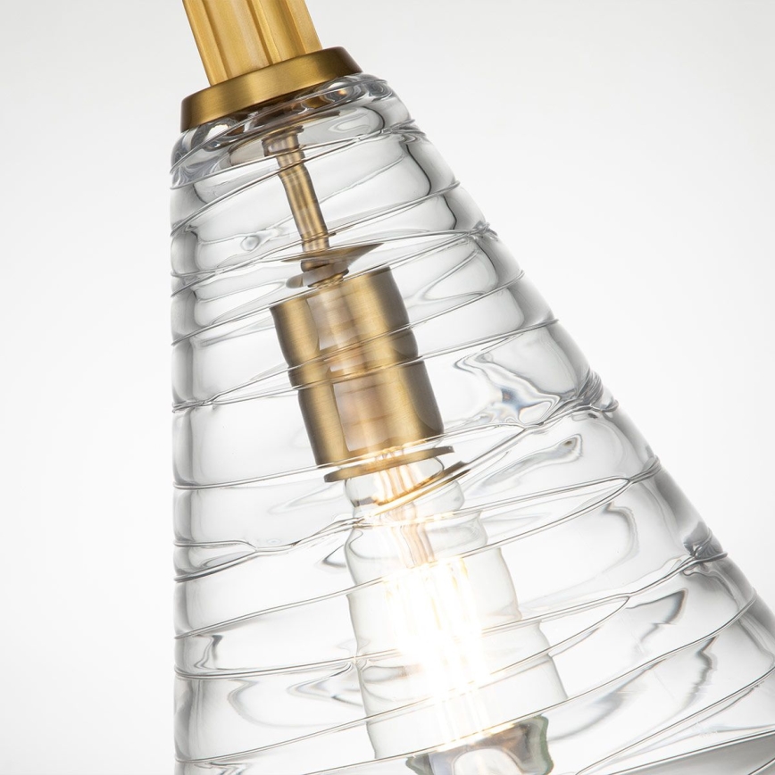 Quintiesse - Lustre sur chaîne ELMORE 1xE27/60W/230V doré