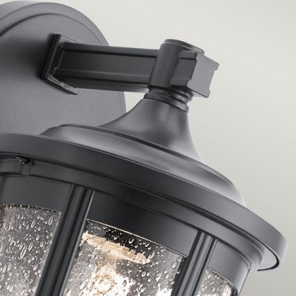 Quintiesse - Applique murale d'extérieur FAIRFIELD M 1xE27/60W/230V IP44 noire