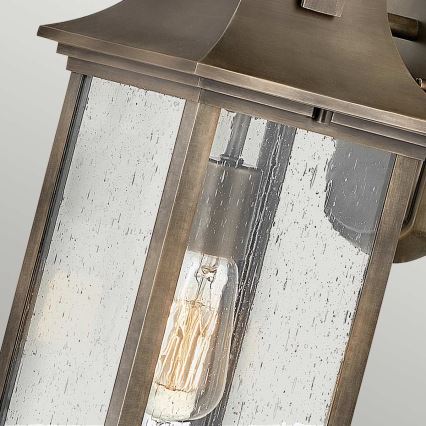 Quintiesse - Lampada da parete per esterni GRANT M 1xE27/60W/230V IP44 bronzo