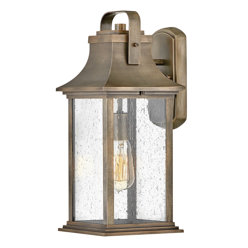 Quintiesse - Außenwandleuchte GRANT M 1xE27/60W/230V IP44 bronzefarben