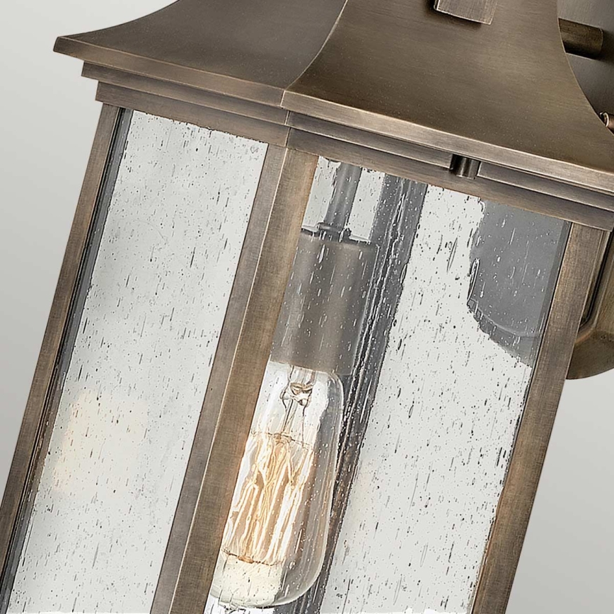 Quintiesse - Außenwandleuchte GRANT M 1xE27/60W/230V IP44 bronzefarben